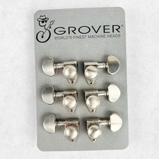 Grover Rotomatic Locking Tuning Machine Set 3x3 Aged - Nickel