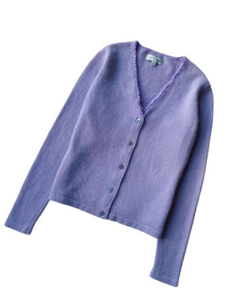 Women Jigsaw Sweater Lilac Angora 38 / M / 46