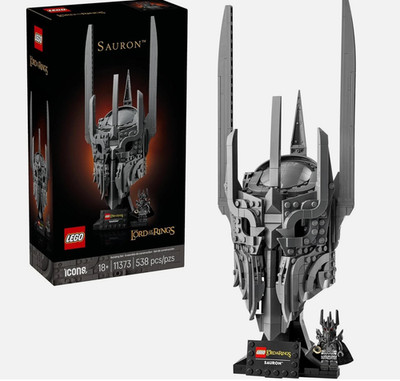 Lego - Lord Of The Rings Sauron's Helmet (11373) - No Sauron Minifigure