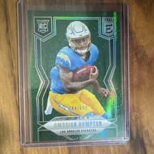 Panini 2025 Donruss Elite Omarion Hampton #132 Rookie Green /499 (green sparkle)