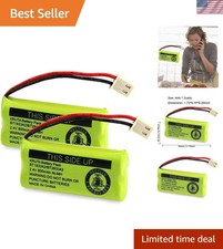 High Capacity 800mAh NiMH Batteries for VTech CS6114  AT T Models - 2 Pack