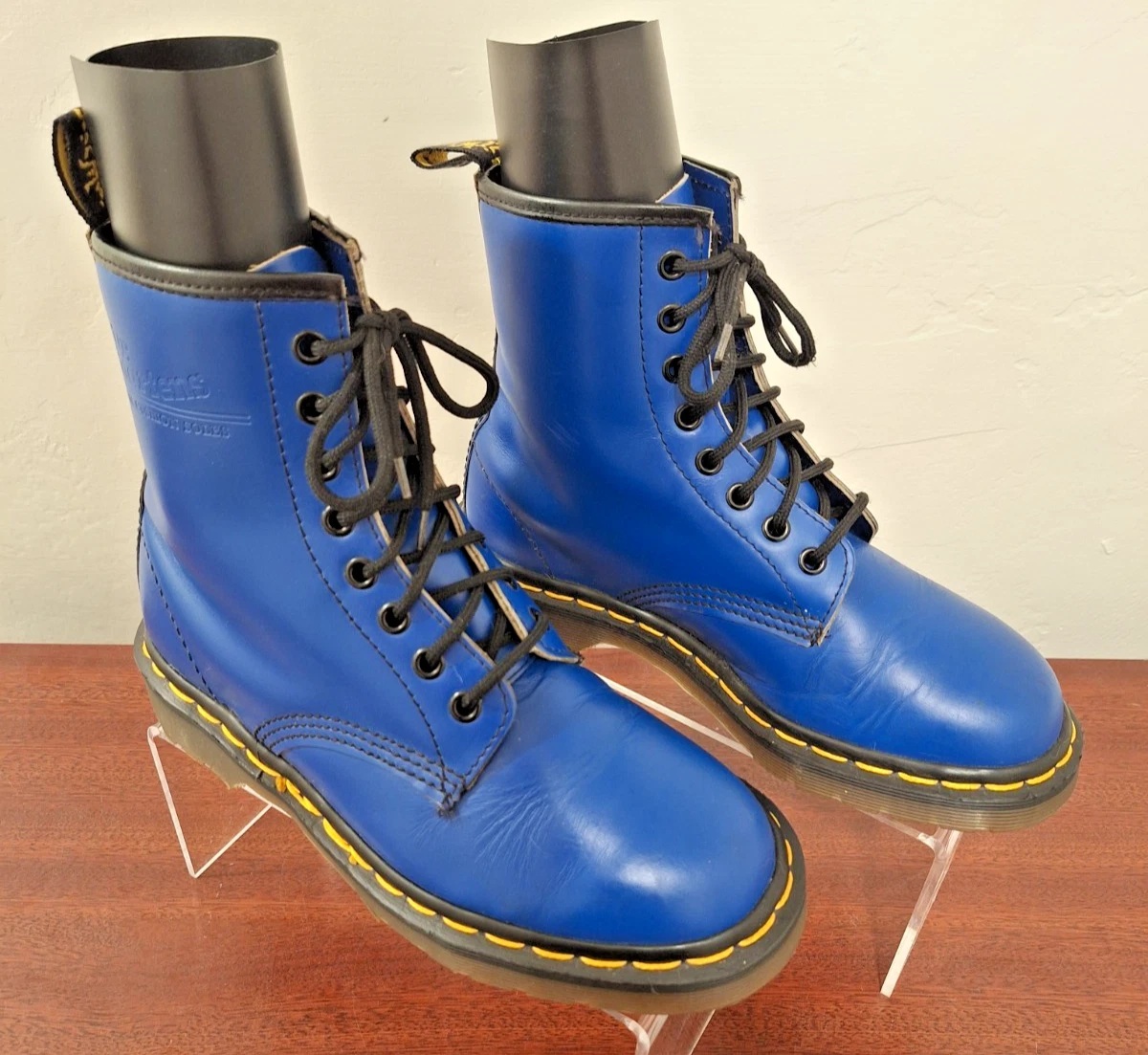 Dr. Martens Blue Ankle Boots for Men for Sale | Shop New  display picture 1