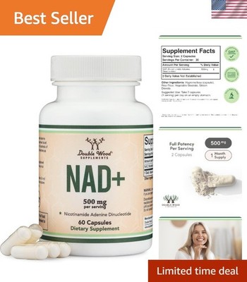 Nature's Power: 95% Pure NAD Plus |  Anti-Aging Solution in Capsules