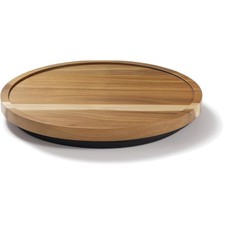 LAMU Akazienholz Drehteller für Küche, Lazy Susan aus Holz für Schrank, Arbei...