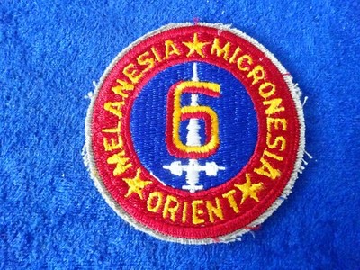 A6-02) Original Patch US Marine Corps USMC 6th Marine Division