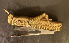 Rexel Bambi 1978 Vintage Collectible 24k Gold-Plated Lucky Grasshopper Stapler