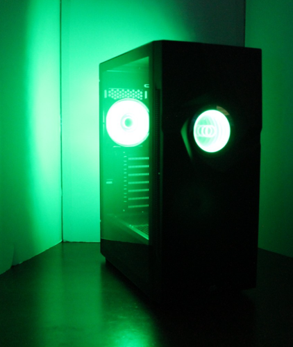 NEW RGB Quad Core Gaming PC Desktop Computer NVIDIA GTX 645 3.9 GHz 500 8GB RAM - Picture 11 of 13