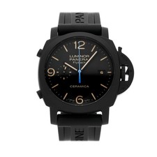 Panerai Luminor 3 Jours Chrono Flyback Noir Céramique Auto 44mm Hommes Pam 580