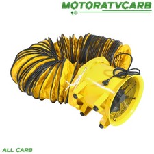 ALL-CARB 12" Portable Extractor Fan Blower 25ft Duct Hose Ventilator 2300CFM