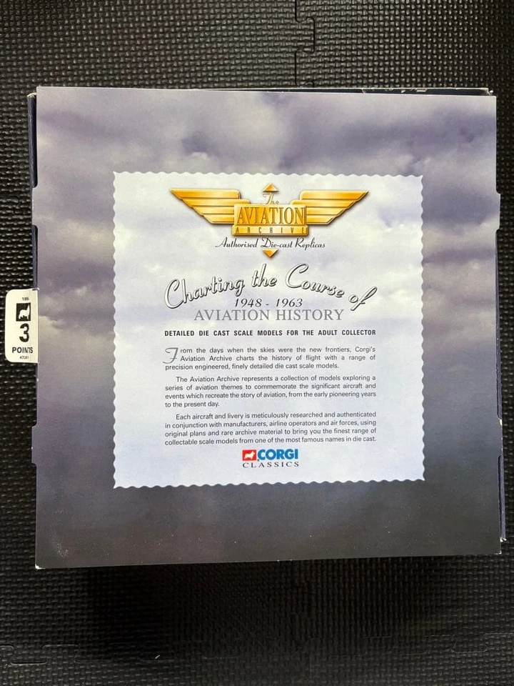 CORGI Diecast Avro Lancaster 1/144 Retro Vintage Aircraft Collectible Limited - Image 2 of 4