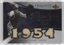 2006 Exquisite Collection Legends Memorabilia 10/15 Bill Dickey #LM-BD HOF k8v