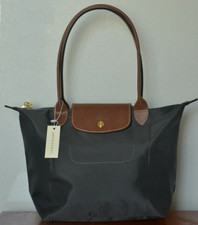 Damen Longchamp Große Umhängetasche L large 1899 - Grau