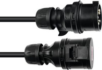 Psso Cee VerläNgerung 16A 5X2,5² 25M Schwarz H07RN-F 5-Pol Stark Strom Kabel