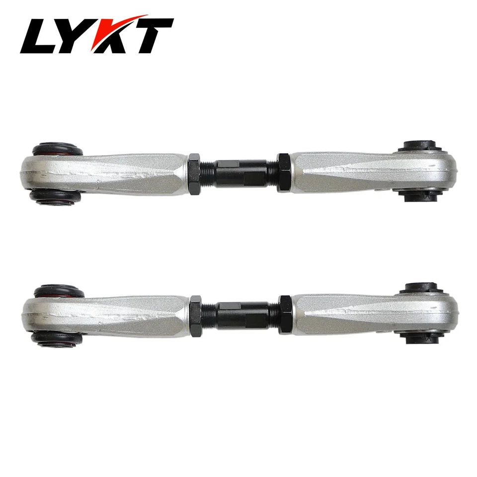 LYKT 2pcs Rear Adjustable Camber Arms for BMW335/330/328/325/135/128/M3/X1 13-15 Foto 3 de 4