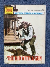 Sabre Western Picture Library Comic No. 54 The Kid with a Gun