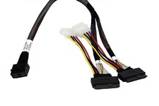 LSI94xx Series Cable 75cm, MiniSAS-HD SFF-8643 To 2x U.2 NVMe SFF-8639 Cord