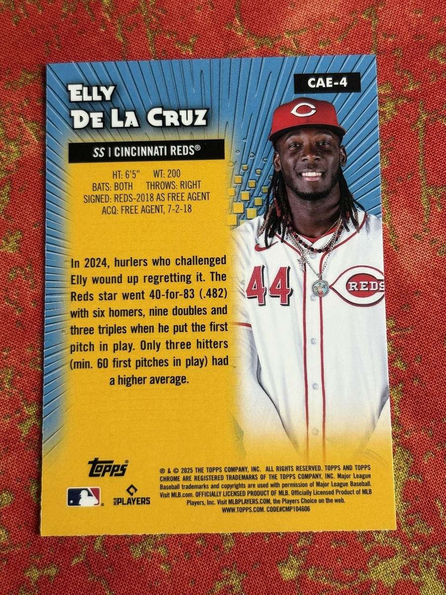 【４枚限定】ELLY DE LA CRUZ AUTO エリーデラクルーズ エリー・デラクルーズ/Elly De La Cruz 2024 Topps Tribute