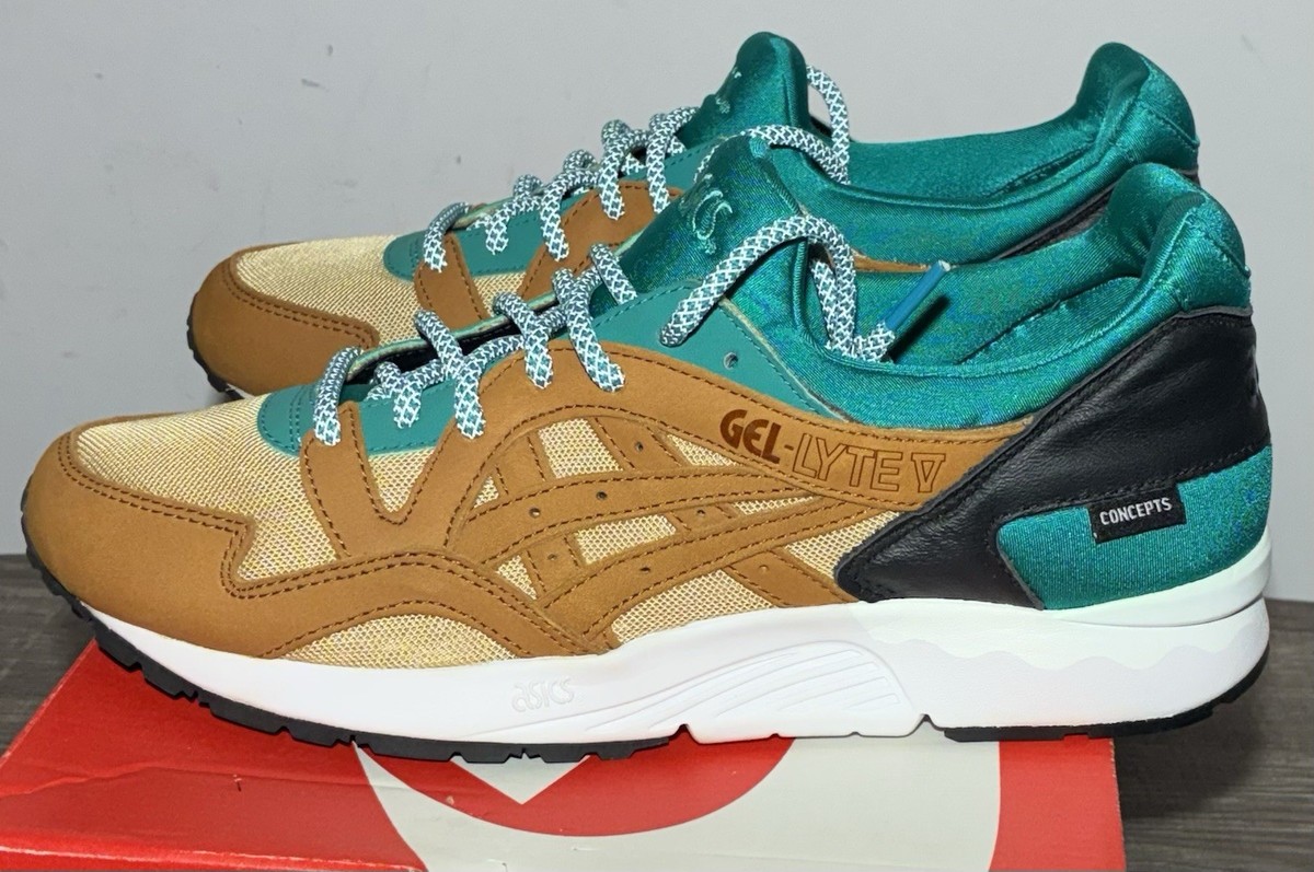 ASICS x Concepts Gel-Lyte V Shoes Mens Sz 9.5 Mix & Match Teal Chestnut Sneakers ASICS Concepts x Gel Lyte 5 Mix & Match Size | Mercari main image 3