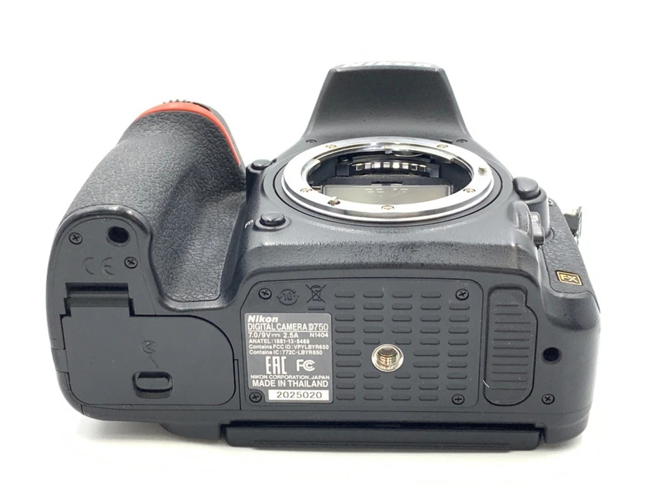 Cuerpo de cámara réflex digital de lente única Nikon D750 24,3 MP -EXC- 7021 Foto 3 de 3