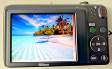 NIKON COOLPIX S3500 DIGITAL CAMERA 20.1 MP 7X ZOOM Manual, Batt, Case, Charger