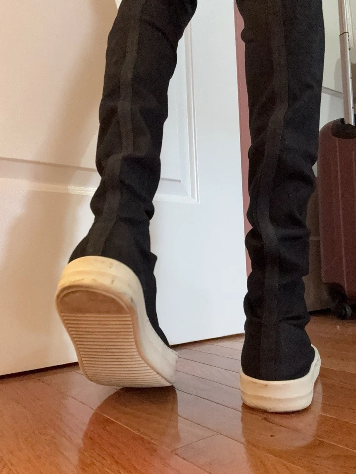 Botas Rick Owen’s DRKSHDW Negro Calcetín Alto Talla 41 Foto 4 de 4