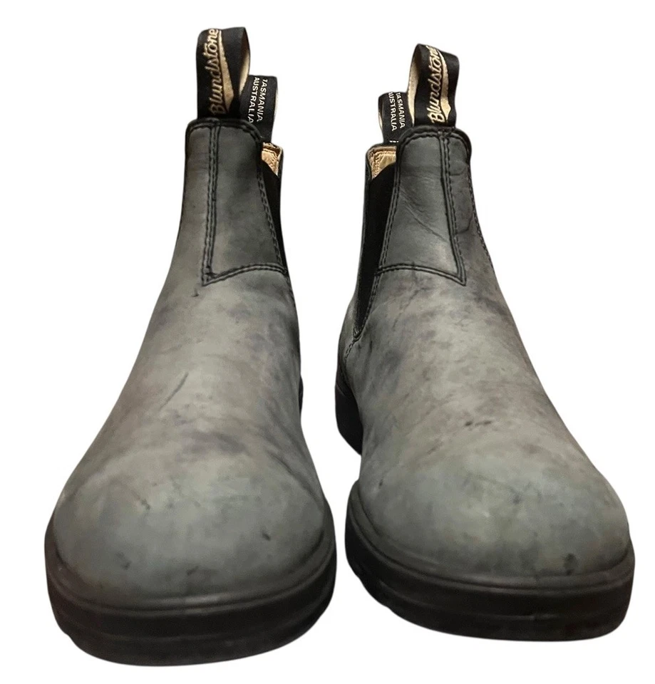 Bota Chelsea Blundstone Cuero Genuino Rústica Negra Para Hombre Talla US 11 SPS México Foto 2 de 4