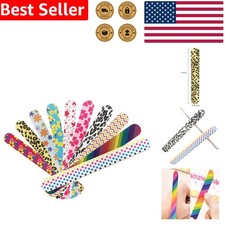 10 Pcs Nail Files Professional Double Sided 100/180 Grit Emery Board