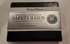 Rockwell Razors 6S Stainless Steel Adjustable Double Edge Safety Razor NEW