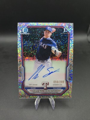 2026 Bowman Baseball Caden Scarborough 1st Auto Speckle Refractor /299