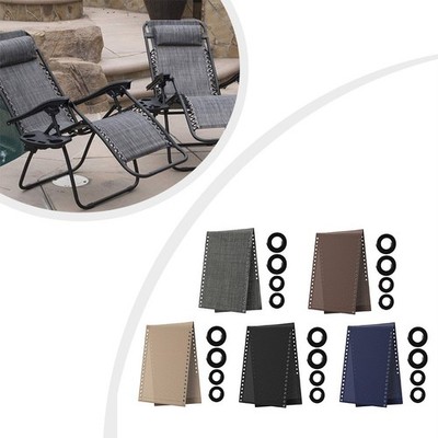 Outdoor Liege Stoff 160x48cm Ersatz mit St��tzseil Riemen