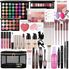 Makeup Kit for Women Full Kit Include Foundation Eyeshadow Palette Makeup Bru...