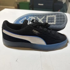 PUMA Sony PlayStation x Suede Black Glacial Grey Size 5.5 Sneakers Shoes Wmns 7
