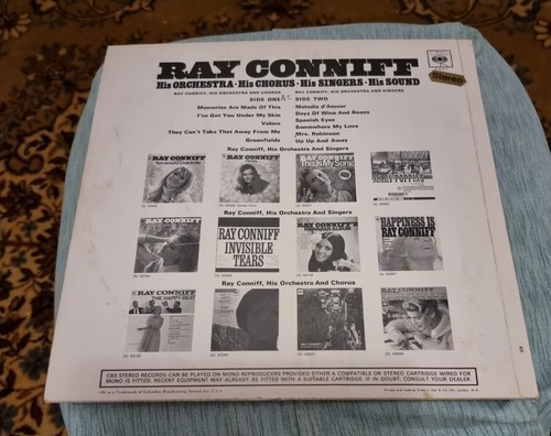 RAY CONNIFF HIS ORCHESTRA HIS CHOIR HIS SINGLES HIS SOUND PR27 - Picture 2 of 5
