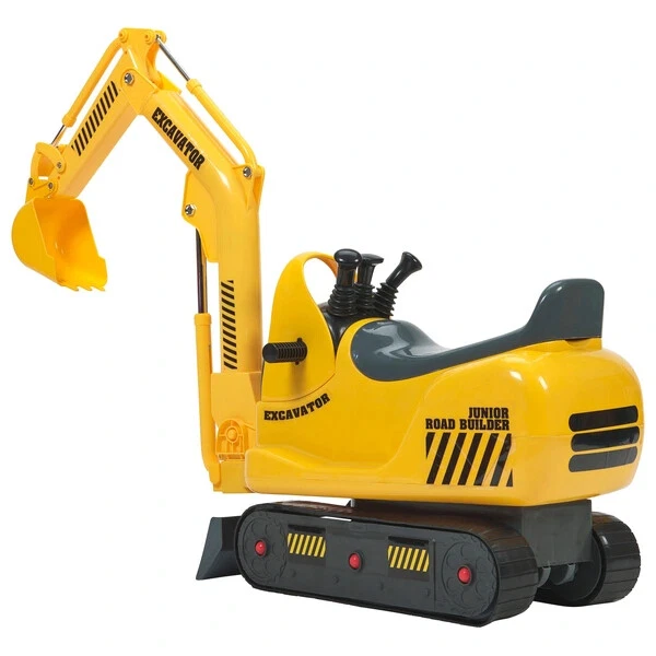 Micro excavator and sales hard hat