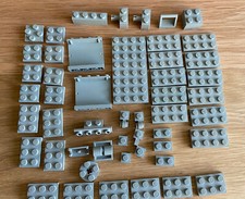 Vintage 1990’s Grey Lego 50 slim bricks + 5 Grey Bricks