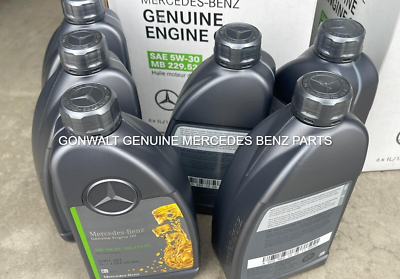 1 Litre Genuine Mercedes-Benz 5W-30 Fully Synthetic Engine Oil - MB 229.52 Spec-510453