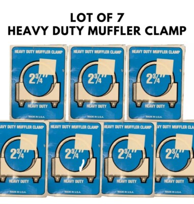 Lot Of 7 Nickson #60 Heavy Duty Exhaust & Muffler Clamp 2-3/4'' 2.75''