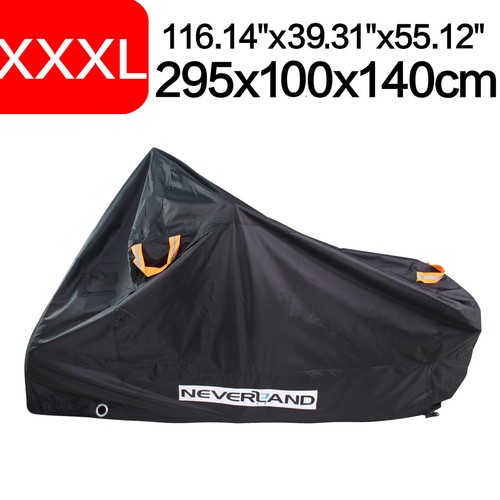 L-XXXL Motorcycle Motorbike Cover Waterproof Outdoor Sun Rain Dust UV Protector - Picture 22 of 22