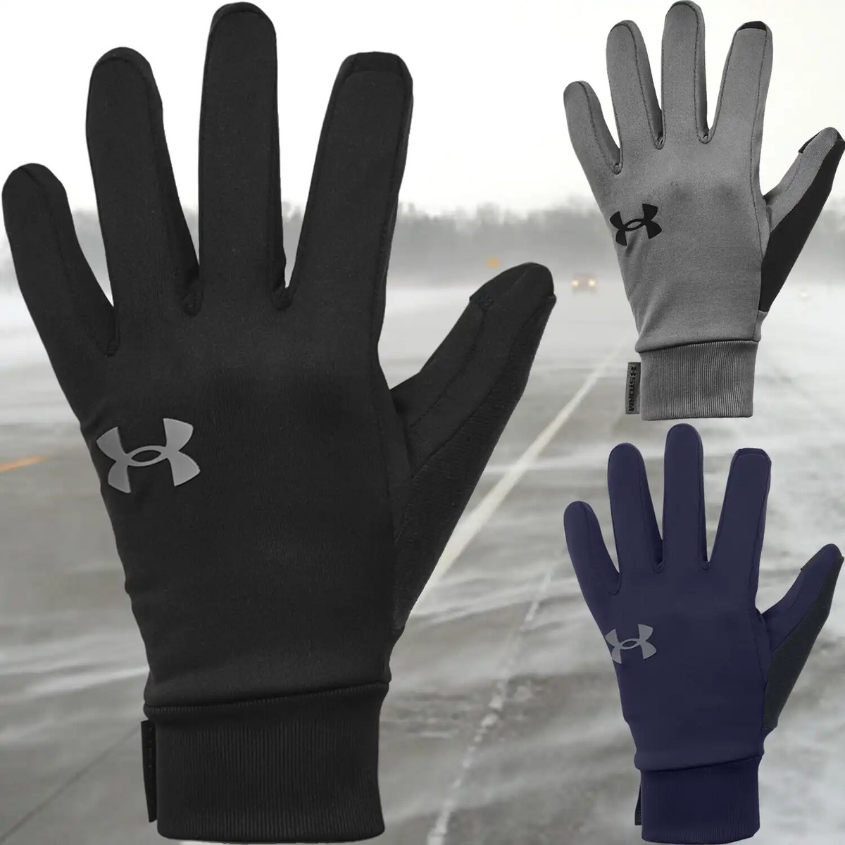Under Armour ColdGear running gloves with thermal insulation — best winter running gloves for extreme cold weather 2025