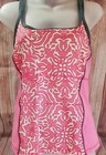 Land's End Pink & Grey Tankini Top Sz 12