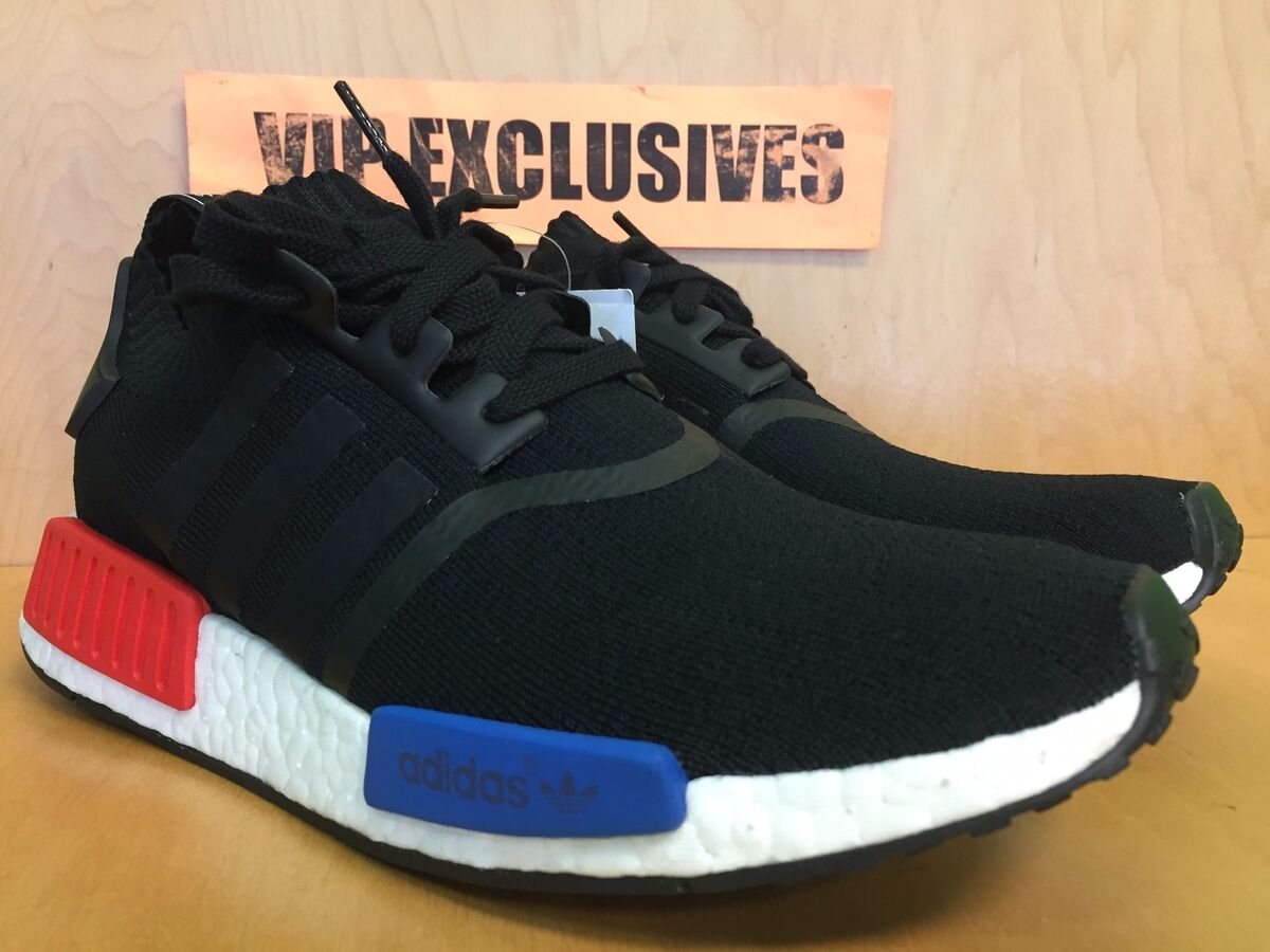 bestøve ineffektiv Utroskab Adidas NMD R1 PK OG Original Black Red Blue White PrimeKnit Nomad S79168 IN  HAND | eBay