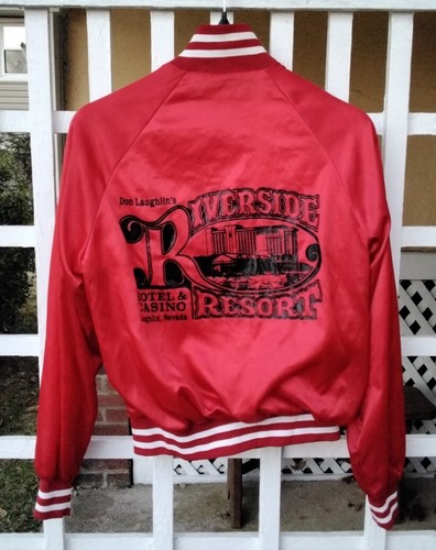 Vintage Casino Jacket Riverside Laughlin Nevada Slots Vegas RARE LEE WESTERN 