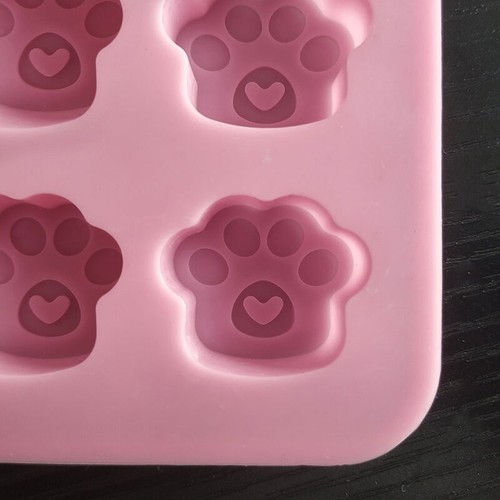16-Cavity Silicone Paw Print Mold Animal Palw Resin Mold Dog Cat Footprint Molds - Picture 5 of 7
