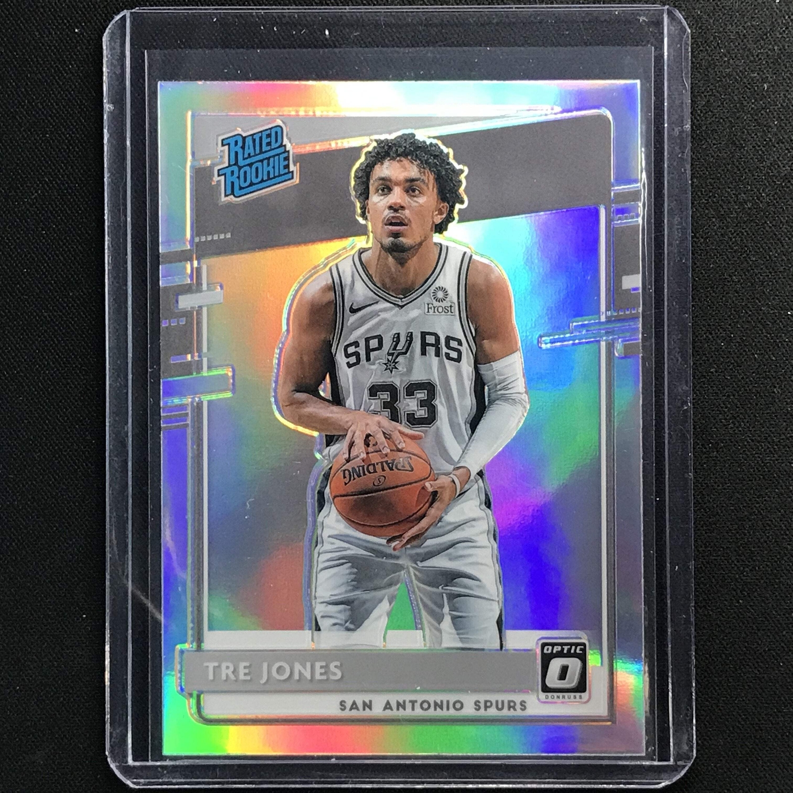 2020-21 Donruss Optic TRE JONES Rated Rookie Holo Silver #188