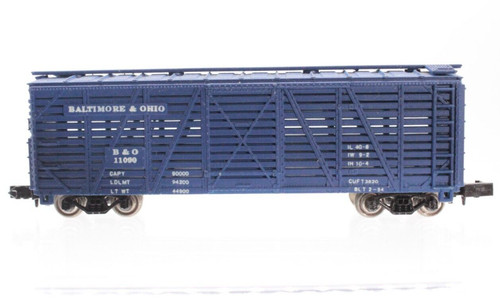 Carro de carga modelo ferrocarril madera Con-Cor escala N Baltimore y Ohio 40' #11090 | Zustand: Used