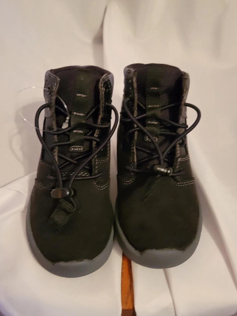 Timberland Hoverlite boys toddler Boots Size 8 US 7.5 UK Black Charcoal Gray