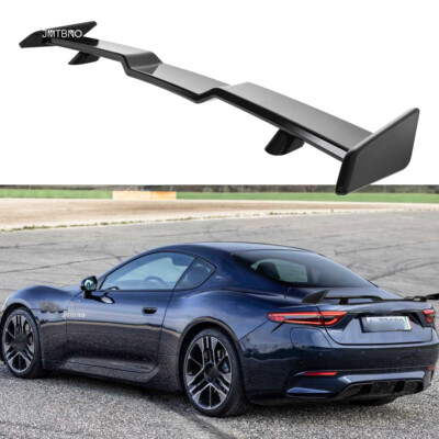 57'' For Maserati Gran Turismo Car Rear Trunk Spoiler TRD Style Wing Lip Gloss BK