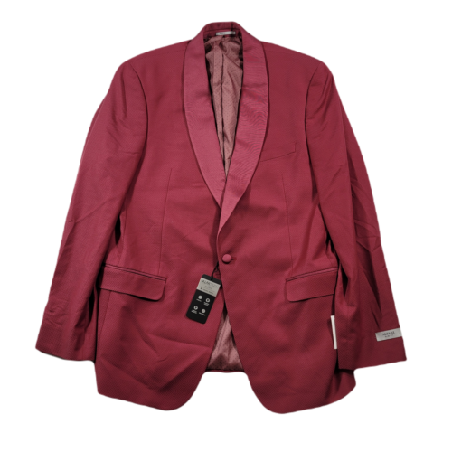 Alfani Slim-Fit Tuxedo Jacket Mens 42L 42 Dusty Rose Red $360 - Picture 1 of 9