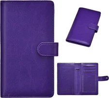 Checkbook Covers- Leather RFID Check Registers for Personal Checkbook，Women&Men