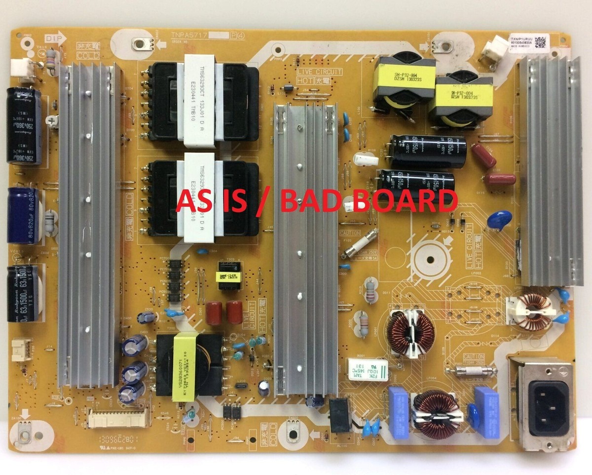 Panasonic TC-P60S60 Power Supply Board TXN/P1URUU (TNPA5717) (AS